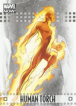 2013 Upper Deck Marvel Now! - Foil #40 Human Torch Front