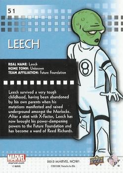 2013 Upper Deck Marvel Now! - Foil #51 Leech Back