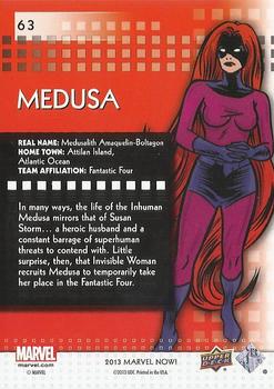 2013 Upper Deck Marvel Now! - Foil #63 Medusa Back