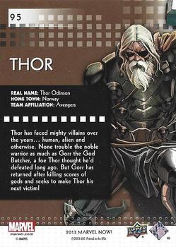 2013 Upper Deck Marvel Now! - Foil #95 Thor Back