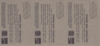 1980 Burger King Star Wars - Panels #NNO Weird Cantina Patrons! / Jawas of Tatooine / Princess Leia Organa Back