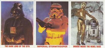1980 Burger King Star Wars - Panels #NNO The Dark Lord of the Sith / Imperial Stormtrooper / Droids Inside the Rebel Base Front