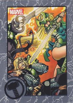 2014 Rittenhouse Marvel Universe - Marvel Greatest Battles Expansion #97 Thor / Enchantress Front