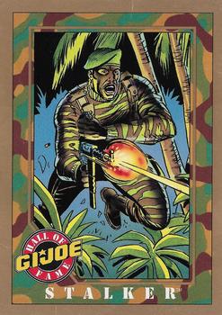 1991 Impel G.I. Joe Gold Border Hall of Fame #13 Stalker Front