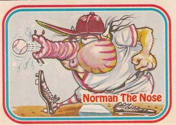1988 Leaf Awesome All-Stars #6 Norman The Nose Front