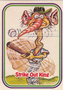 1988 Leaf Awesome All-Stars #17 Strike Out King Front