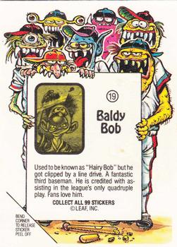 1988 Leaf Awesome All-Stars #19 Baldy Bob Back