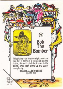 1988 Leaf Awesome All-Stars #21 Bob The Bomber Back