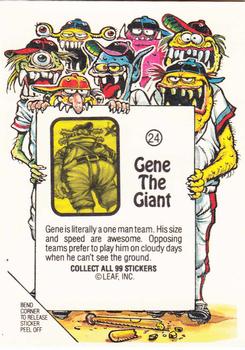 1988 Leaf Awesome All-Stars #24 Gene The Giant Back
