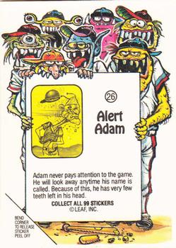 1988 Leaf Awesome All-Stars #26 Alert Adam Back