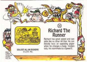 1988 Leaf Awesome All-Stars #30 Richard The Runner Back