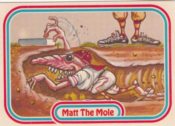 1988 Leaf Awesome All-Stars #32 Matt The Mole Front