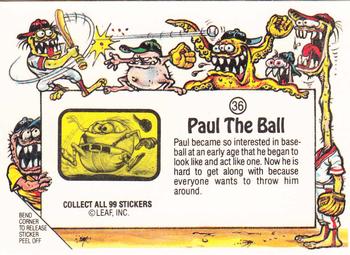 1988 Leaf Awesome All-Stars #36 Paul The Ball Back
