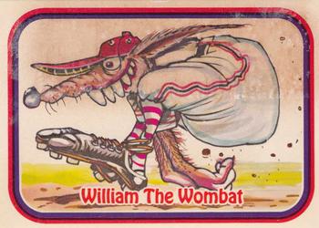 1988 Leaf Awesome All-Stars #48 William The Wombat Front