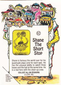 1988 Leaf Awesome All-Stars #62 Shane The Shortstop Back