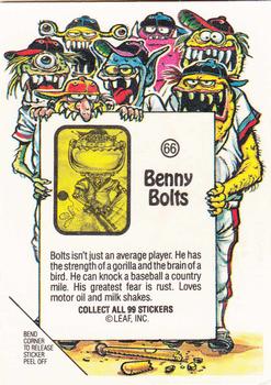 1988 Leaf Awesome All-Stars #66 Benny Bolts Back