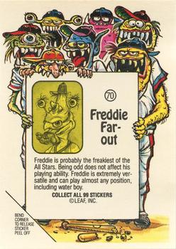 1988 Leaf Awesome All-Stars #70 Freddie Far-Out Back