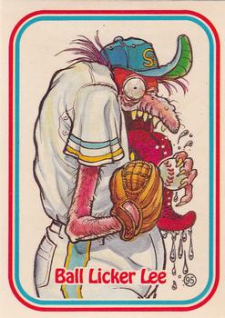 1988 Leaf Awesome All-Stars #95 Ball Licker Lee Front