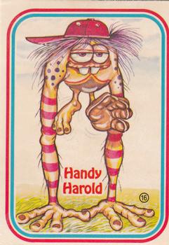 1988 Leaf Awesome All-Stars #16 Handy Harold Front