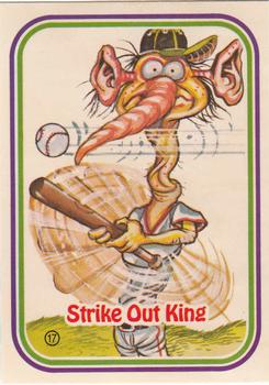 1988 Leaf Awesome All-Stars #17 Strike Out King Front