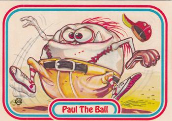 1988 Leaf Awesome All-Stars #36 Paul The Ball Front