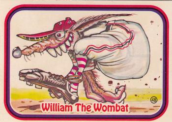 1988 Leaf Awesome All-Stars #48 William the Wombat Front