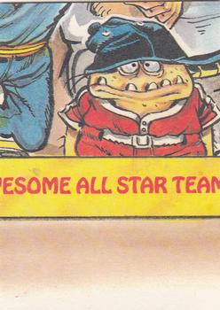 1988 Leaf Awesome All-Stars #50 Bo The Bookmaker Back
