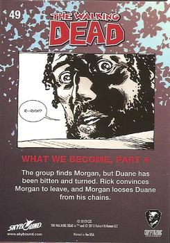 2013 Cryptozoic The Walking Dead #49 What We Become, Part 5 Back