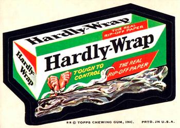 1974 Topps Wacky Packages 8th Series #NNO Hardly-Wrap Front