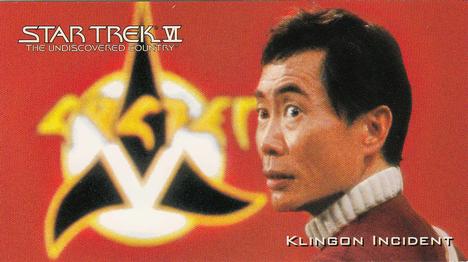 1994 SkyBox Star Trek VI The Undiscovered Country Cinema Collection #03 Klingon Incident Front