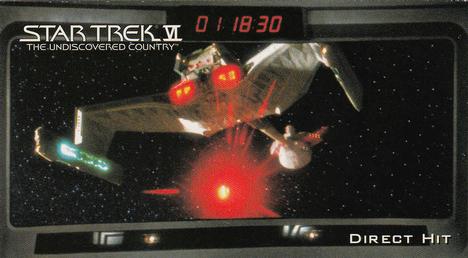 1994 SkyBox Star Trek VI The Undiscovered Country Cinema Collection #12 Direct Hit Front