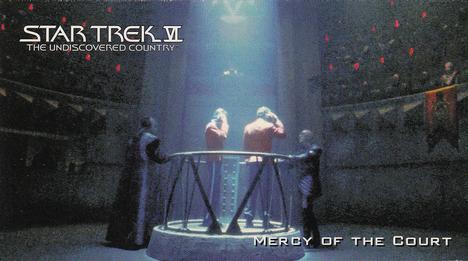 1994 SkyBox Star Trek VI The Undiscovered Country Cinema Collection #25 Mercy of the Court Front