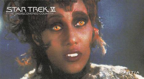 1994 SkyBox Star Trek VI The Undiscovered Country Cinema Collection #28 Martia Front