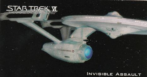 1994 SkyBox Star Trek VI The Undiscovered Country Cinema Collection #57 Invisible Assault Front