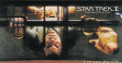 1994 SkyBox Star Trek V The Final Frontier Cinema Collection #37 Escape Proof Front