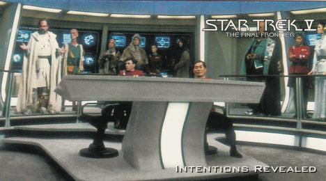 1994 SkyBox Star Trek V The Final Frontier Cinema Collection #38 Intentions Revealed Front