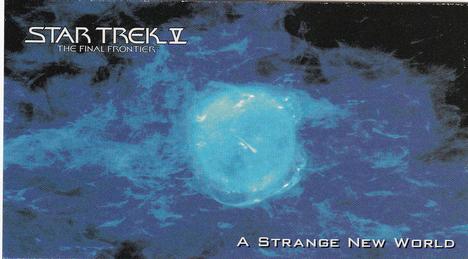 1994 SkyBox Star Trek V The Final Frontier Cinema Collection #49 A Strange New World Front