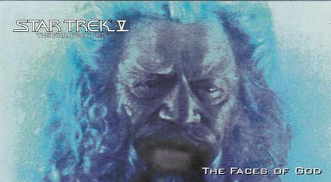 1994 SkyBox Star Trek V The Final Frontier Cinema Collection #58 The Faces of God Front
