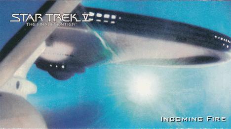 1994 SkyBox Star Trek V The Final Frontier Cinema Collection #64 Incoming Fire Front