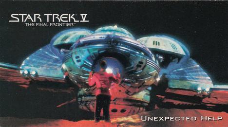 1994 SkyBox Star Trek V The Final Frontier Cinema Collection #68 Unexpected Help Front