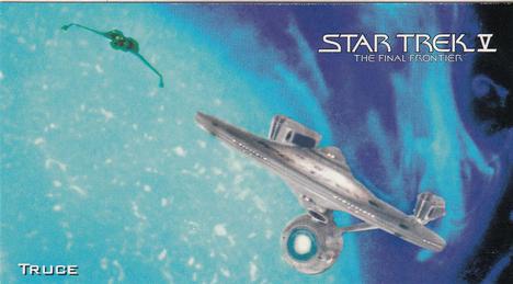 1994 SkyBox Star Trek V The Final Frontier Cinema Collection #70 Truce Front
