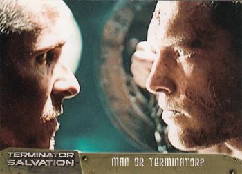 2009 Topps Terminator Salvation #44 Man or Terminator? Front