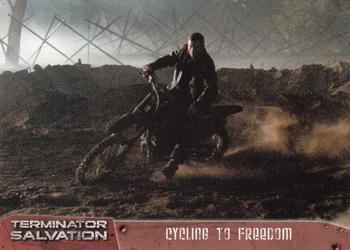 2009 Topps Terminator Salvation #46 Cycling to Freedom Front