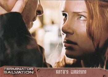 2009 Topps Terminator Salvation #50 Kate's Warning Front