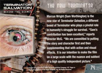 2009 Topps Terminator Salvation #74 The New Terminator Back