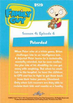 2011 Leaf Family Guy Seasons 3, 4 & 5 #BS19 Petarded Back