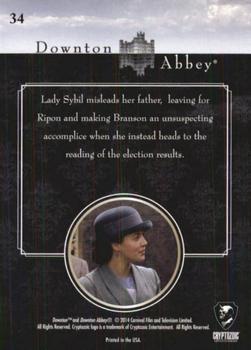 2014 Cryptozoic Downton Abbey Seasons 1 and 2 #34 The Count Back