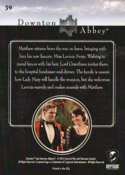 2014 Cryptozoic Downton Abbey Seasons 1 and 2 #39 Matthew Returns Back