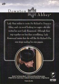2014 Cryptozoic Downton Abbey Seasons 1 and 2 #49 Party Arrival Back