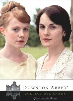 2014 Cryptozoic Downton Abbey Seasons 1 and 2 #64 Questionable Morals Front